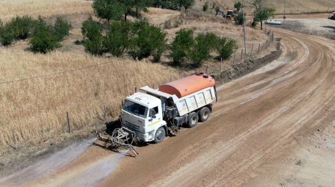 Cəlilabadda bu yollar yenidən qurulur - FOTO - VİDEO