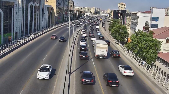 Bakıda bu yollarda tıxac müşahidə olunur - SİYAHI