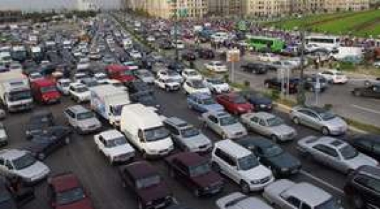 Nəqliyyat vasitələrinin sıxlığı yaranıb - Bakı-Sumqayıt şosesində