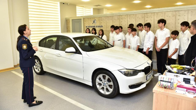 Polis Akademiyasında məktəblilər üçün “Açıq qapı” - FOTOLAR 
