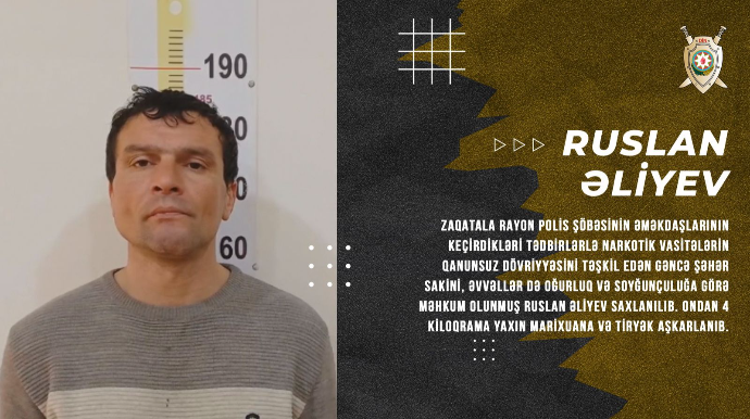 Narkotik satan keçmiş məhkum yenidən həbs edildi - FOTO - VİDEO