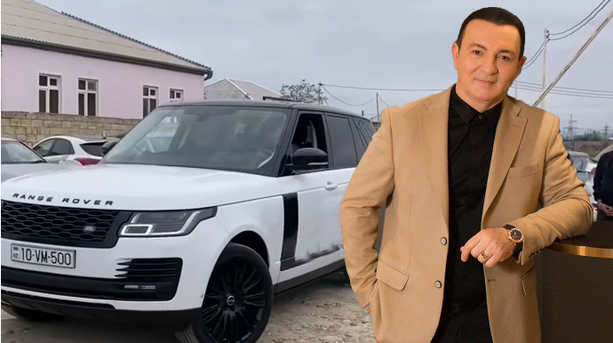 Vasif Məhərrəmli yeni və bahalı "Range Rover"i ilə - VİDEO