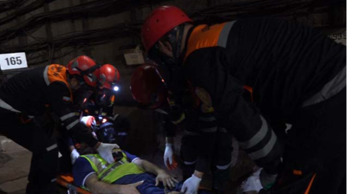 FHN metroda təlim keçirdi - VİDEO