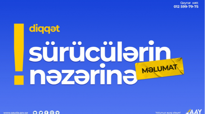Схема движения на трассе Баку-Газах меняется с завтрашнего дня 