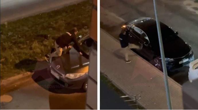 Narkotikin təsiri altında avtomobillərə zərər yetirən şəxs saxlanılıb - VİDEO 