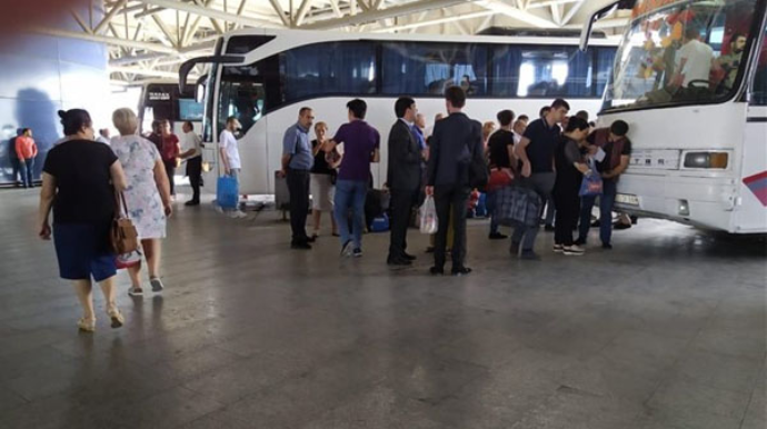 Avtovağzalda nəzarət gücləndirildi  - VİDEO