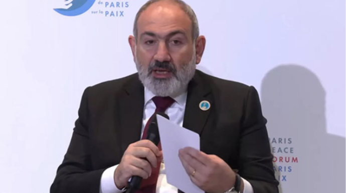 Paşinyan 3 prinsipli sülhdən  danışdı