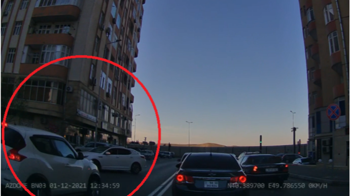 Bu küçədə qoşa xətt sayan yoxdur:  kütləvi şəkildə qayda pozurlar  - VİDEO