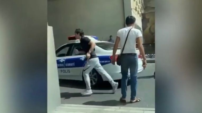 Qəza törədən sürücü hadisə yerindən belə qaçdı – ANBAAN VİDEO 