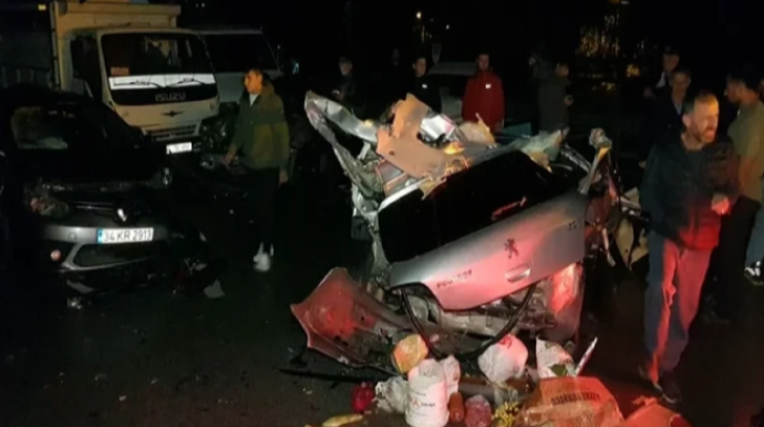 Türkiyədə 26 maşın qəzaya uğrayıb, 13 nəfər xəsarət alıb 