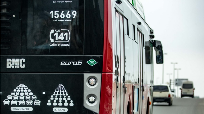 Bakıda 111 avtobus gecikmə ilə hərəkət edir 