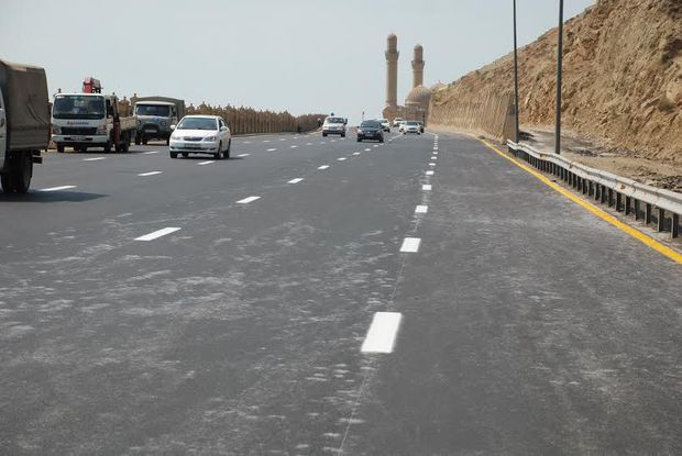 Paytaxtın giriş yolu təmir olundu - FOTO