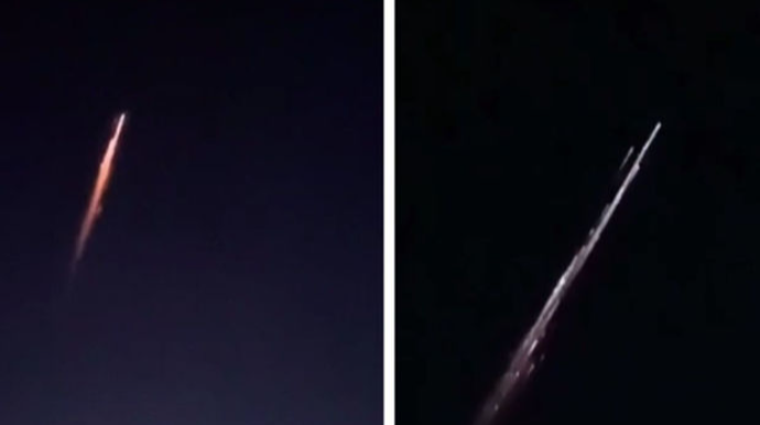 Rusiya səmasında uçan naməlum obyekt göründü - VİDEO 