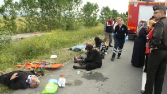 Türkiyədə "yol terroru": 5 ölü, 40 yaralı - FOTO