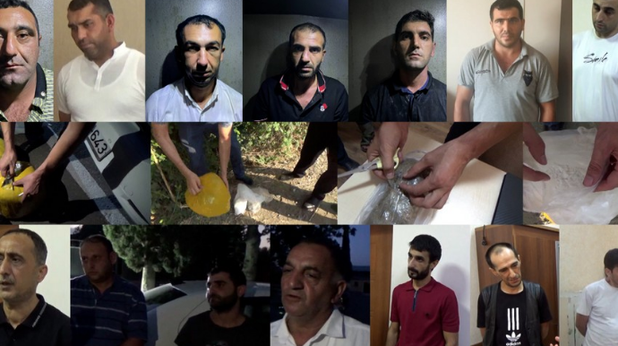 Narkotik vasitələrin satışı ilə məşğul olan daha 14 nəfər saxlanıldı  - FOTO - VİDEO
