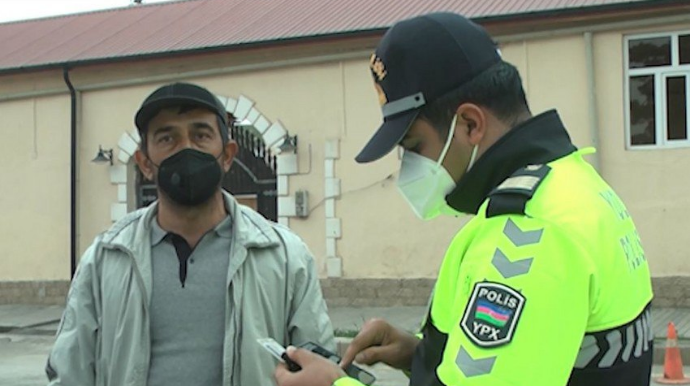 Şəmkirdə yol polisi reyd keçirib  - FOTO