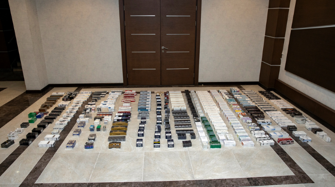 Gömrükdə külli miqdarda siqaretin qarşısı alındı   - FOTO