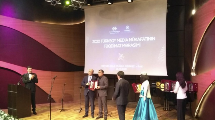 Şəhid jurnalistlər “TÜRKSOY Media Mükafatı”na layiq görülüb - FOTO