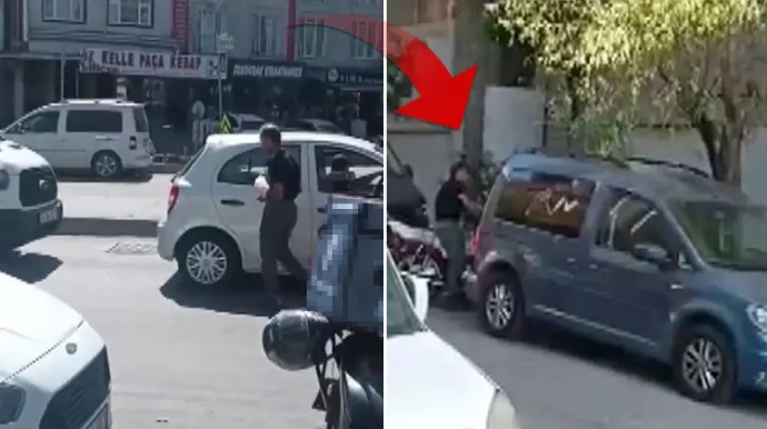 Özünü əlil kimi göstərib dilənən şəxs ifşa olundu; MOTOSİKLETƏ MİNİB GETDİ - VİDEO 