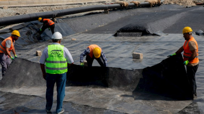 Bu yolda təmir işləri başa çatdı - FOTO 