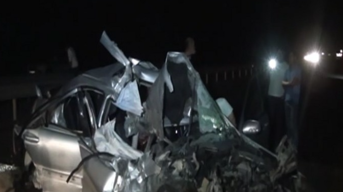 Goranboyda qəza zamanı iki nəfər ölüb, üç nəfər yaralanıb - YENİLƏNİB - FOTO 