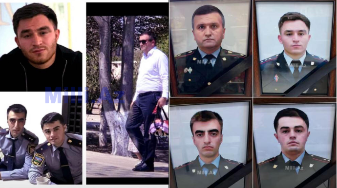 Qəzada həlak olan polis əməkdaşlarının FOTOsu 