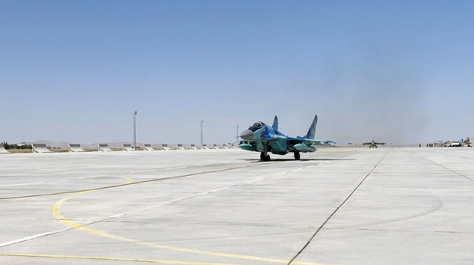 Azərbaycan və Türkiyə qırıcıları şərti düşmənin hədəflərinə zərbələr endirib - FOTO - VİDEO