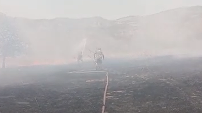 Xocavən və Ağdərədəki yanğın davam edir - VİDEO