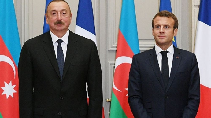 Emmanuel Makron Prezident İlham Əliyevə telefonla zəng edib