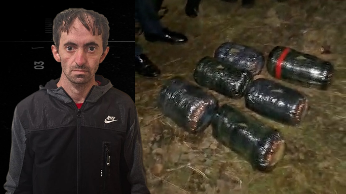 Daşkəsəndə polis çətin relyef şəraitində əməliyyat keçirdi - VİDEO 