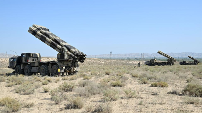 Azərbaycan ordusu "Smerç"ləri işə saldı - VİDEO 