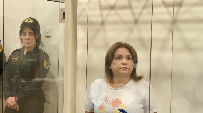 İlhamə Elşadqızı hakim qarşısına çıxarıldı - FOTO