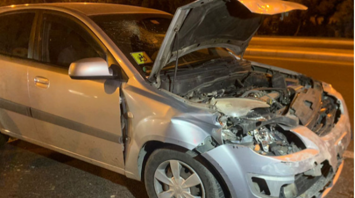 Bakıda qəza: xəsarət alanlar var - FOTO