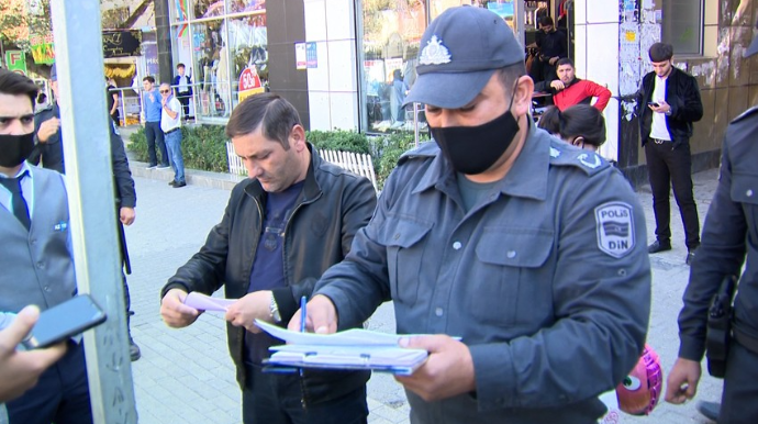 Bakıda karantini pozan şəxslərə qarşı reyd keçirilib  - FOTO
