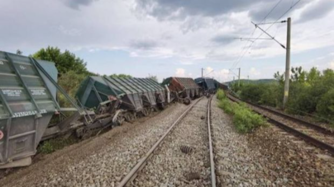 В Румынии сошли с рельсов 15 украинских вагонов-зерновозов   - ФОТО