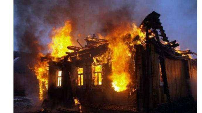 В Агджабединском районе сгорел дом