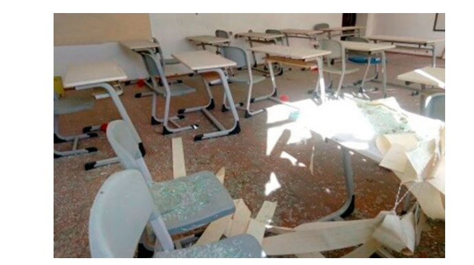 Оккупанты обстреляли школу в Агдаме  - ФОТО