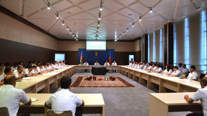 Korrupsiyaya qarşı Mübarizə Baş İdarəsində əməliyyat müşavirəsi keçirilib - FOTO