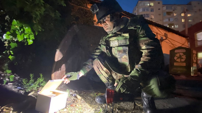 В Сумгайыте обнаружена ручная граната - ВИДЕО  