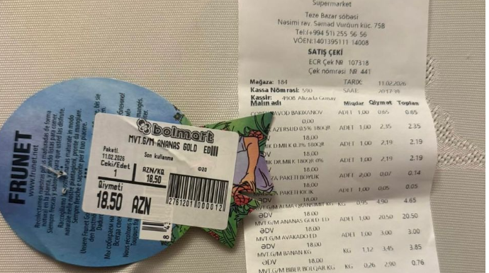 Adnan Əhmədzadənin marketində fırıldaq; görün vətəndaşı necə aldatdılar – FOTO 