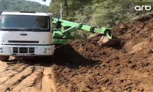 Cənubda torpaq sürüşməsi əhalini qazsız qoyub - FOTO+VİDEO