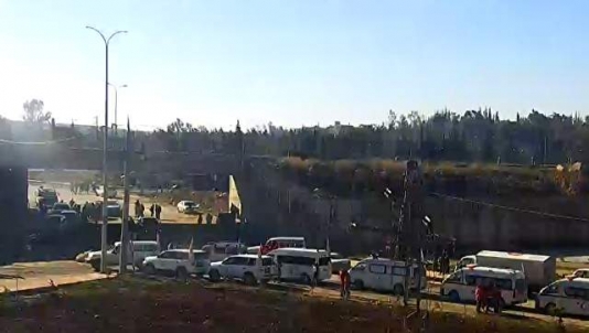 Silahlıları daşıyan ikinci avtobus karvanı Hələbi tərk edib