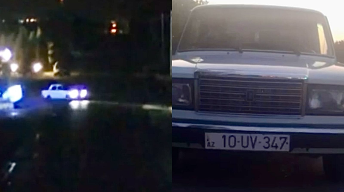 Gecə saatlarında “VAZ”la avtoşluq edən sürücü vəsiqədən məhrum edildi    - VİDEO