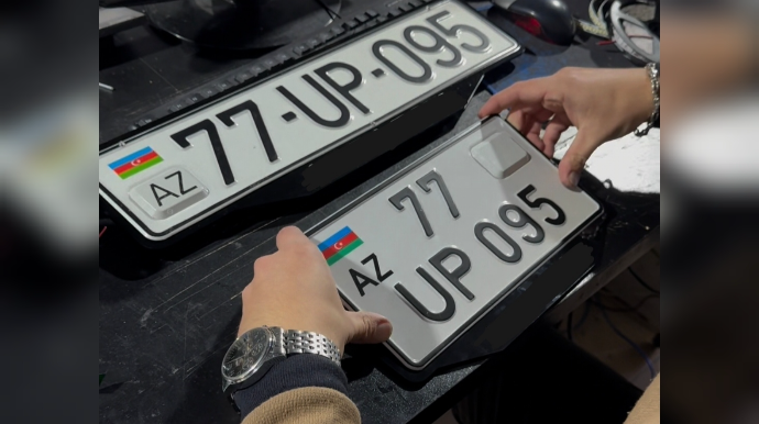 Avtomobilinə kvadrat nömrə arzulayan sürücülərin diqqətinə! - Qanunla belə almaq olur - VİDEO