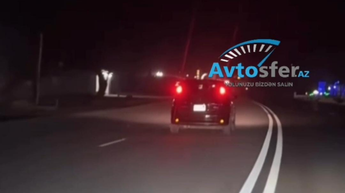 Yolu tanımayan qadın sürücü əks yola çıxıb təhlükə saçdı - VİDEO   