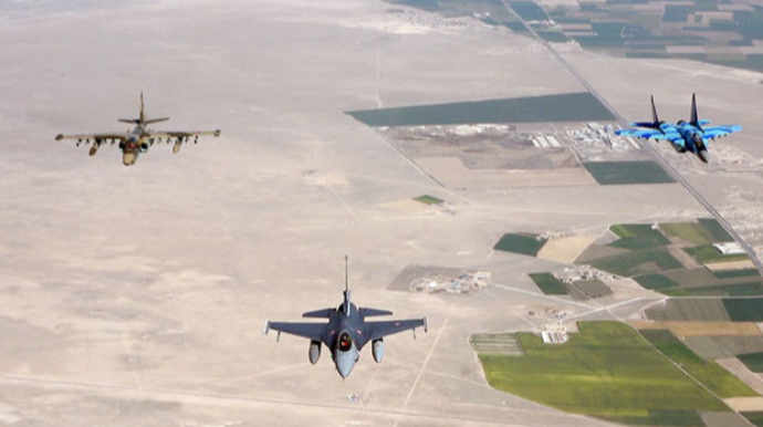 Azərbaycan-Türkiyə döyüş təyyarələrinin təlimindən yeni görüntülər  - FOTO - VİDEO