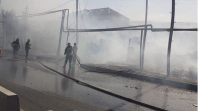 Binəqədidəki yanğın bir qrup abonenti qazsız qoydu - FOTO 