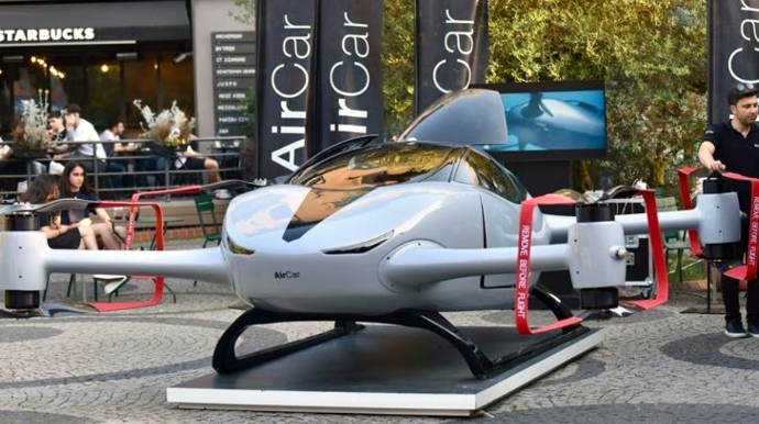 Türkiyədə uçan avtomobilin ilk pilotlu sınağı həyata keçirilib - VİDEO 