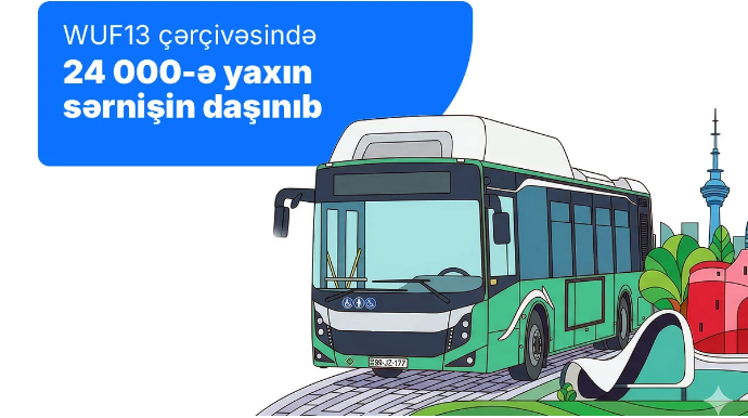 В рамках WUF13 перевезено около 24 тыс. пассажиров - AYNA 