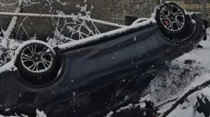 Qəbələdə "Changan" aşdı - VİDEO 